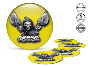 Hub cap sticker Drift Finish Limited Luxury Dome